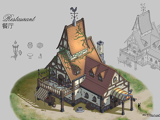西式建筑（餐馆）