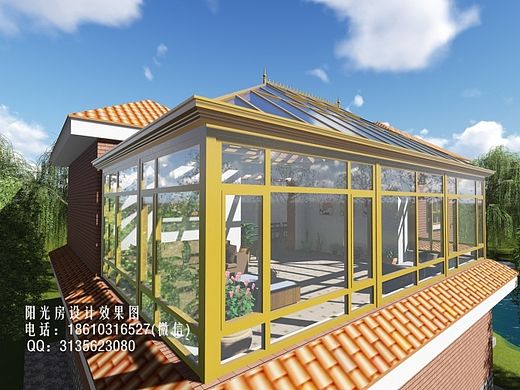 别墅阳光房设计效果图