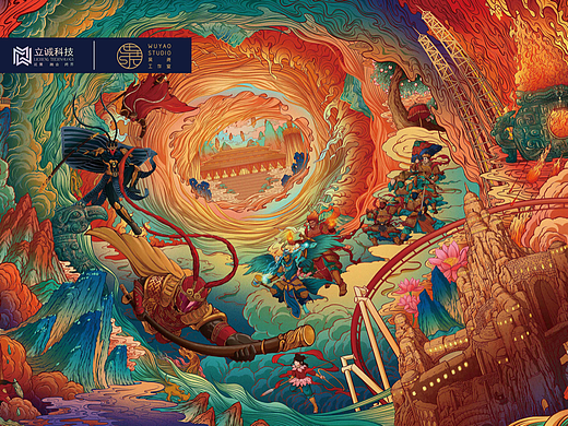 立诚科技 X 吴尧 ｜ “北京欢乐谷天光夜谭”视觉设计