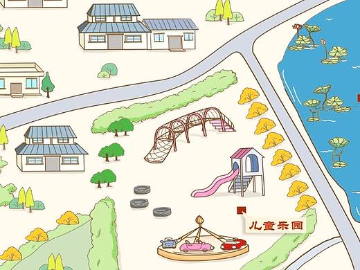 手绘地图（个人主页-ZNTYxMDI5NTI=） - 创作习作 - 站酷设计师大米甜粥原创素材 - 站酷ZCOOL