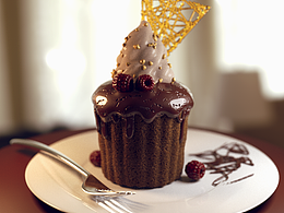 李翔C4D第12課巧克力蛋糕臨摹