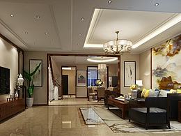 中國(guó)文化與現(xiàn)代藝術(shù)的完美結(jié)合丨國(guó)大御溫泉?jiǎng)e墅新中式裝修設(shè)計(jì)