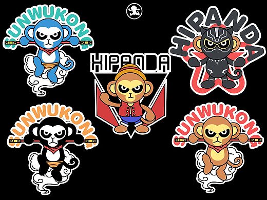 關(guān)于猴子的演變。（個(gè)人主頁(yè)-ZMjY1MzAzMDA=） - 商業(yè)插畫(huà) - 站酷設(shè)計(jì)師弈大師原創(chuàng)素材 - 站酷ZCOOL