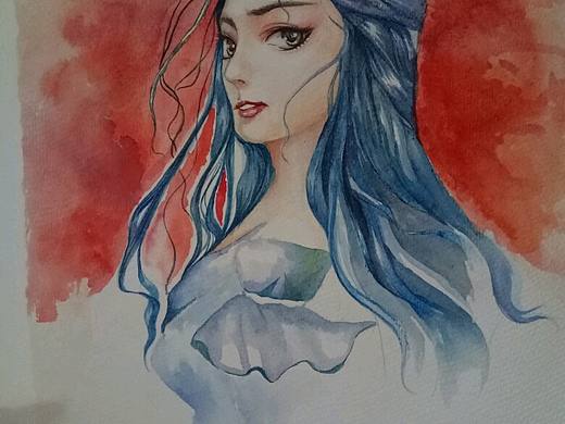 古风插画~日常希望指点哦