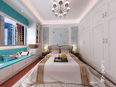小美式主卧