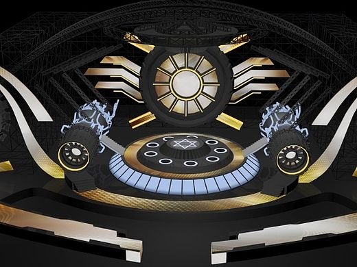 演唱会舞台设计(体育馆)