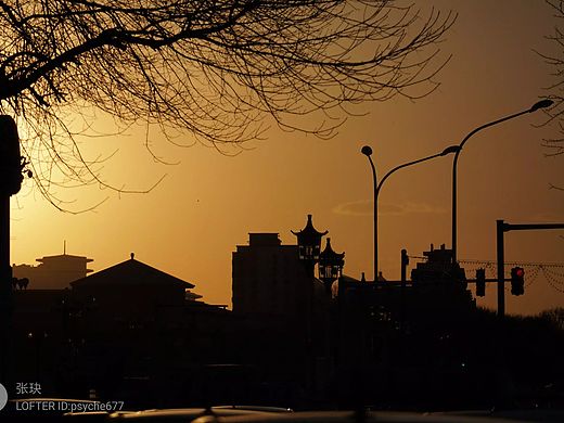 北京黄昏风景