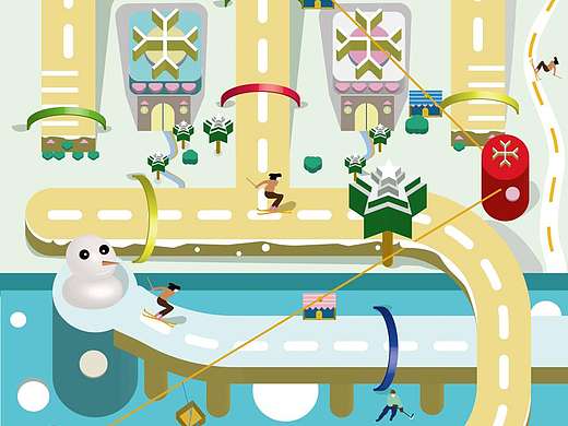 冰雪世界海报（个人主页-ZNjAyMzcyOTI=） - 字体/字形 - 站酷设计师Z98371161原创素材 - 站酷ZCOOL