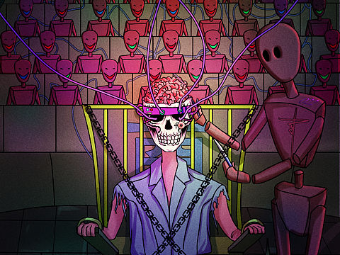 暗（个人主页-ZNTg4MTMxNDQ=） - 艺术插画 - 站酷设计师小王八蛋Punki原创素材 - 站酷ZCOOL