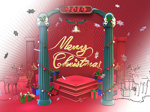 圣诞快乐🎄（个人主页-ZNDE5MzA1MDg=） - 其他三维 - 站酷设计师live0731原创素材 - 站酷ZCOOL