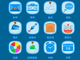 一套哆啦A夢(mèng)的小圖標(biāo)