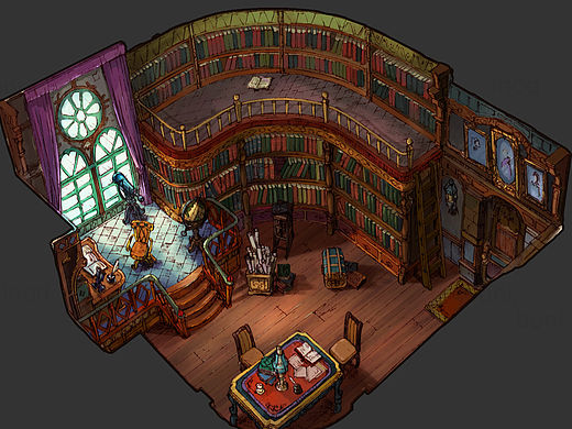 室內建筑（個人主頁-ZMTU5NDgyMDQ=） - 游戲原畫 - 站酷設計師oyeboni原創(chuàng)素材 - 站酷ZCOOL