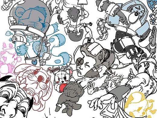 可爱战争（个人主页-ZNDMyMTk1NTY=） - 创作习作 - 站酷设计师良夜LY原创素材 - 站酷ZCOOL