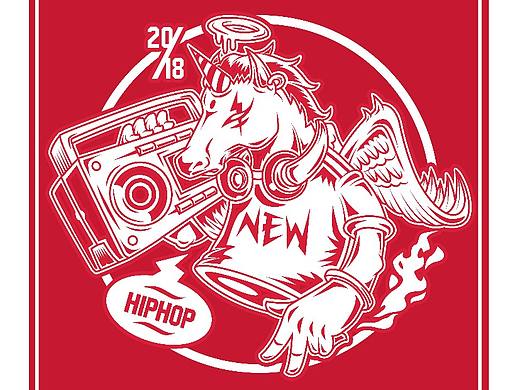 食脑定制# 中国风人物与嘻哈独角兽#