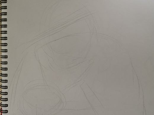 好久不画了（个人主页-ZMzY4NDczNzY=） - 单幅漫画 - 站酷设计师法月原创素材 - 站酷ZCOOL