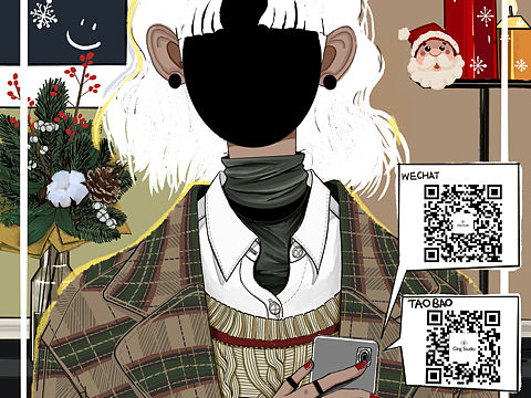 圣诞🎄集市海报．