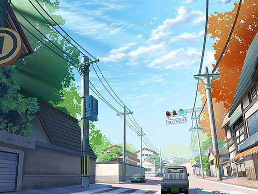 街道（個(gè)人主頁(yè)-ZNjE3NDQ5NzY=） - 游戲原畫(huà) - 站酷設(shè)計(jì)師豬豬babe原創(chuàng)素材 - 站酷ZCOOL