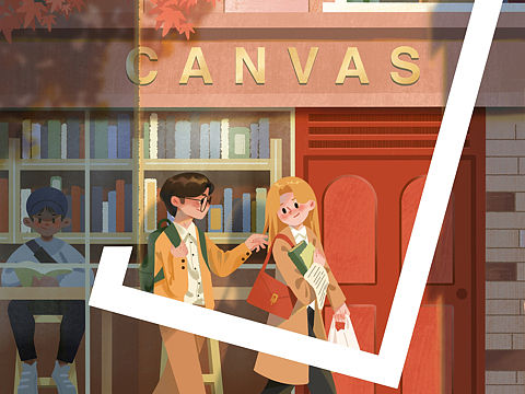 canvas英国学生公寓插图