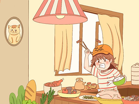 【插画】家有坏猫🐱坏狗🐶