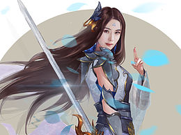 手绘·古风·杨幂