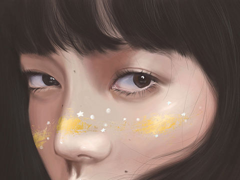 个人练习插画头像