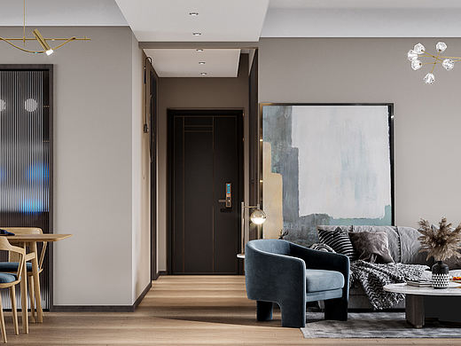 现代客餐厅（个人主页-ZNDY2NTQ2ODg=） - 家装设计 - 站酷设计师云起韶花乱原创素材 - 站酷ZCOOL