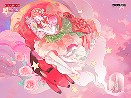 邂逅#粉嫩多巴胺少女#《玫瑰少女的夢(mèng)境》