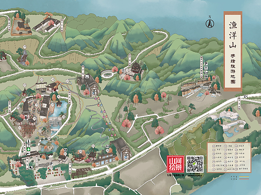 古风手绘地图