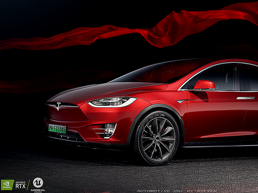Tesla Model X  （UE5）