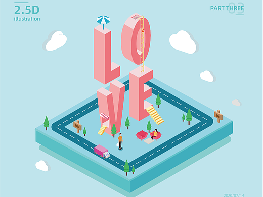 2.5D插画分享