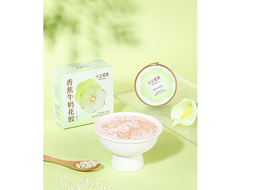 香蕉牛奶花胶粥
