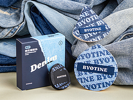 牛仔丹宁粉扑系列拍摄效果图