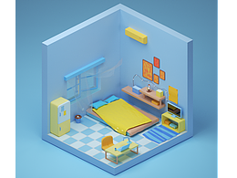 C4D小房间