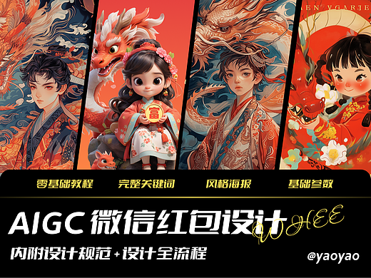 AIGC辅助微信红包设计