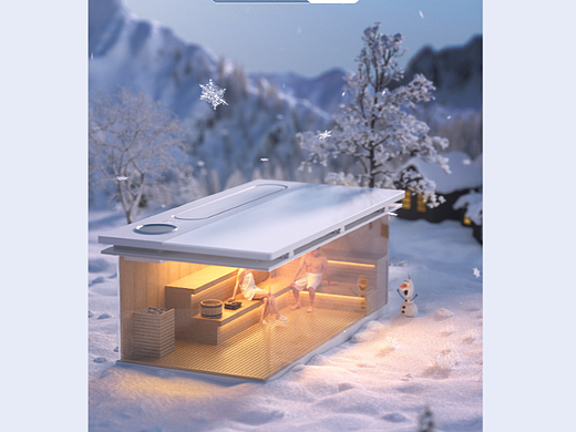 奥普浴霸kv设计