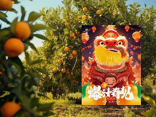 水果包装设计春见耙耙柑爱媛包装设计