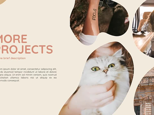 PR模板 | 有机斑点形状纹理图案标题开场