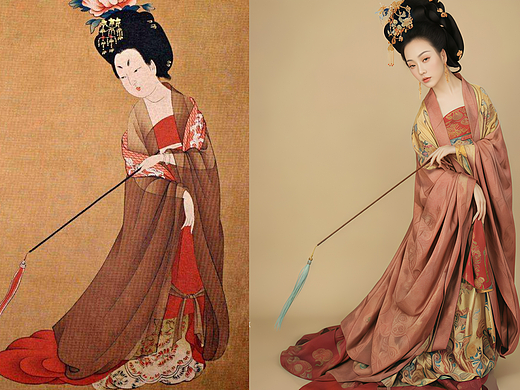 用AIGC穿越时空复原《唐宫仕女图》