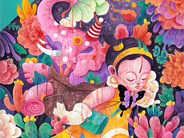 纯手绘作品《运大象的邮差》·哪吒Nova