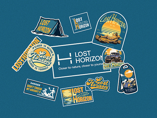 LOSTHORIZON STICKER | 貼紙設計