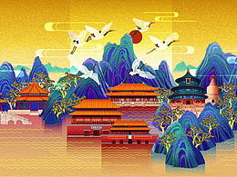 國風插畫——北京印象