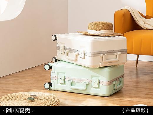 行李箱产品摄影丨简木视觉 旅行箱拉杆箱箱包 场景拍摄