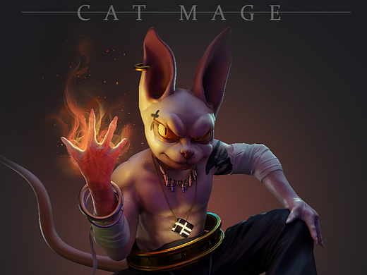 猫术士！