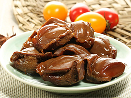 卤鸭胗、鸡胗、美食摄影