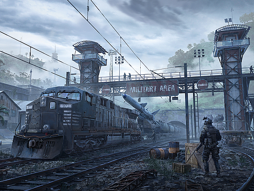 军事铁路运输站-概念设计