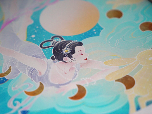 2021中秋节插画练习（个人主页-ZNjExNzE4MjA=） - 创作习作 - 站酷设计师魔法少女ROSA原创素材 - 站酷ZCOOL