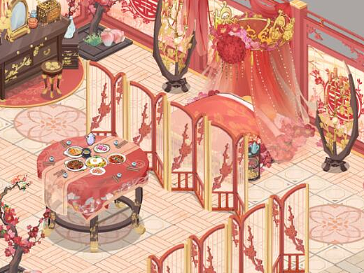 古风大婚家园系统（个人主页-ZNjgzNjQzMjg=） - 游戏原画 - 站酷设计师司马瑞煞原创素材 - 站酷ZCOOL