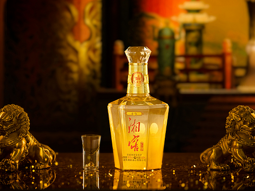 产品摄影-白酒拍摄-湘窖-金钻