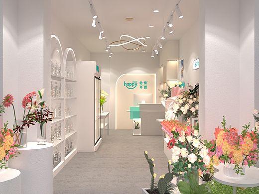 花店效果图（心情不错鲜花）