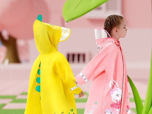 萌趣儿童雨衣详情×1